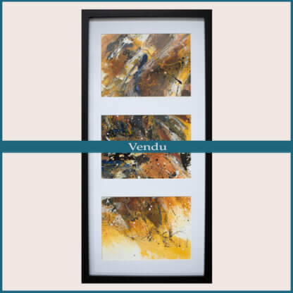 Triptyque "Fin de semaine 01" - 50*23cm