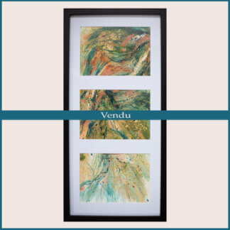 Triptyque "Fin de semaine 02" - 50*23cm
