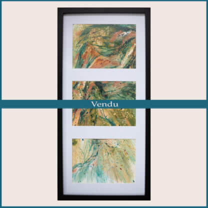 Triptyque "Fin de semaine 02" - 50*23cm