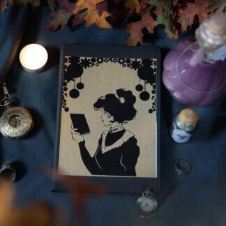 Carnet dorure - Portrait victorien