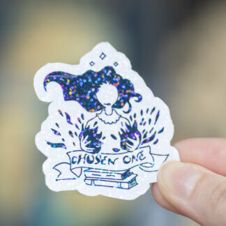 Sticker holographique - Trope Chosen One
