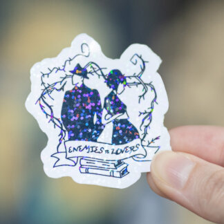Sticker holographique - Trope Enemies to Lovers